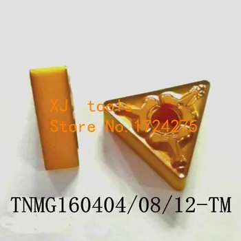 10ШТ TNMG160404/ TNMG160408 TM видий плоча с ЦПУ, струг инструмент, се прилагат за обработка на стомана, поставяне на MTQNR/MTJNR, добра устойчивост на износване