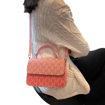 2021 Новата Модерна Дамска Чанта на едно рамо с писмото Принтом, Чанта през Рамо, Чанта за Жени, богат на функции Поясная Чанта за Пътуване
