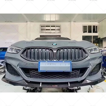G14 G15 G16 Спойлер Предна Броня от Въглеродни Влакна за BMW 8 Серия G14 G15 G16 M Sport 2018 2019 2020 2021 Сплитери на Предните Устни