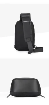 JCHENSH богат на функции Мъжка Чанта През Рамо с Голям Капацитет Оксфорд USB Зареждане Слушалки Мъжки Нагрудная Чанта Чанта През Рамо За Мъже