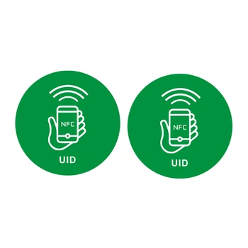 UID Замяна Стикер RFID Тагове Блок 0 Презаписваем 13,56 Mhz Антиметаллические Интерференционные Етикети Безконтактен Карта За радиочестотна идентификация на копирната машина