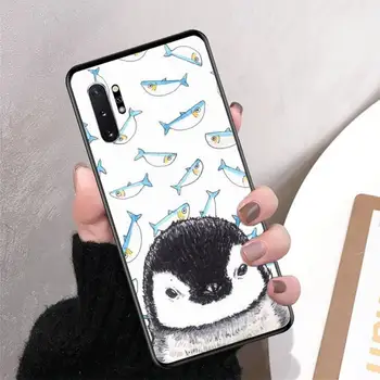Yinuoda сладко Сладко Пингвин на Поръчка на Калъф за мобилен Телефон Samsung note 3 4 5 7 8 9 10 pro plus lite 20 ultra