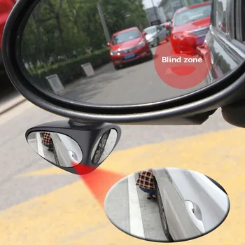 Автомобилно Огледало Сляпа зона Широкоугольное Огледало Със Завъртане На 360 Градуса Регулируем Преглед на предното колело Автоматично автомобилно огледало