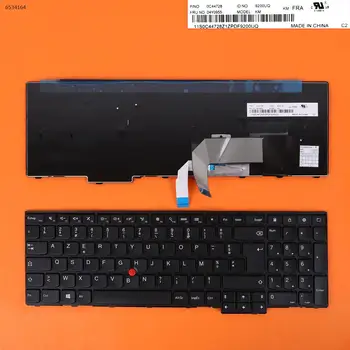 Новата Френска Замяна Клавиатура AZERTY за лаптоп Thinkpad T540 T540P T550 T560 W550S W540 W541 E531 E540 L540 L560 без подсветка