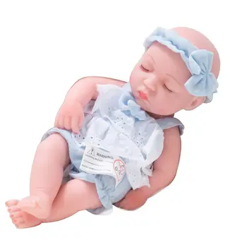 Новият 10-инчов эмалированная кукла се облича кукла успокоява спящата кукла на възраждането е детска играчка, подарък на едро