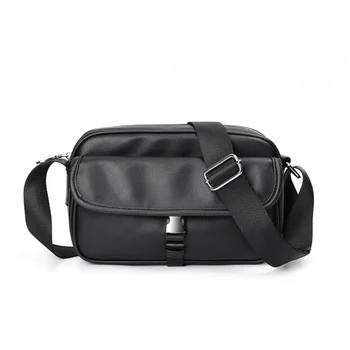 Прости Модерен мъжки чанти През Рамо, чанта-месинджър От Изкуствена Кожа, Ежедневни Квадратна чанта През Рамо с Цип, мъжки чанти-прашка