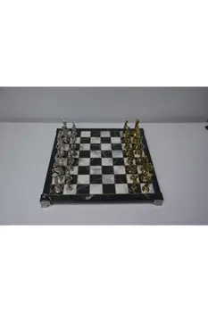 Римският Форма Мраморен Пиедестал Шах набор от Игри Група Хоби и Свободно време